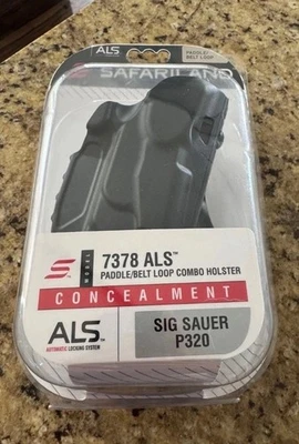 Safariland 7378-450 ALS Holster 4.7" BBL SIG P250 P320 9MM 40 S&W 45 ACP - Image 1 of 3