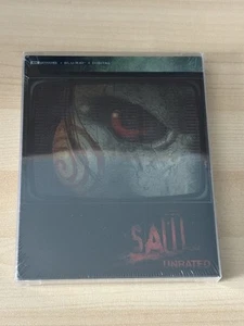 Saw: Unrated 2-Disc Limited Edition 4K/Blu-Ray Steel book - Picture 1 of 4