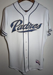 MLB San Diego Padres Script Logo #33 Shields White Majestic Baseball Trikot 44 - Bild 1 von 9