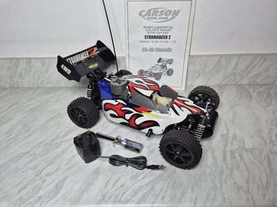 Carson Stormracer 2 Force .15 (2.5cc) 1/10 4WD Nitro RC Buggy Tested & Running - Image 1 of 4