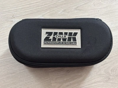 Zink Duck Goose Call Black Travel Carrying Case ONLY w/ Pouch and Waterfowl CD - Image 1 of 4