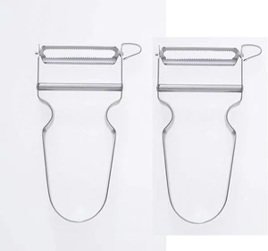 SONSTIGE 2er Pack - Swiss Star Gemüseschäler, Klinge aus Kohlenstoffstahl und rostfreiem Griff - Bild 1 von 12