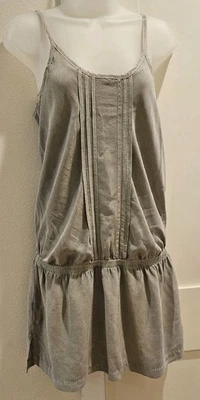 Gypsy 05 Breezy Dress/Swim Cover-Up Gray Silk Women's Size Small - Image 1 of 4