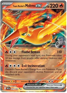 Team Rocket's Moltres EX 031/198 - Scarlet & Violet: Destined Rivals - Pokémon - Picture 1 of 1