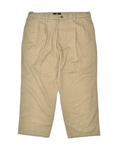 Pantalones chinos DOCKERS para hombre calce relajado clavado W33 L30 algodón marrón JQ09 - Imagen 1 de 3