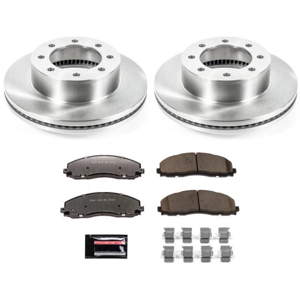 MDK6403 Powerstop 2-Wheel Set Brake Disc and Pad Kits Front for F250 Truck F350 - Изображение 1 из 4