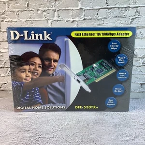 D-LINK-DFE-53TX+ Fast Ethernet 10/100 Mbs Adapter *NEW IN BOX** - Picture 1 of 6