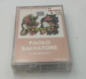 Vintage PAOLO SALVATORE LAMBADA Cassette Tape New Sealed - Picture 1 of 7