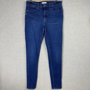 Madewell Jeans Damen 30 Tall Blau Skinny 9" Mid Rise Stretch Tapered Leg - Bild 1 von 10