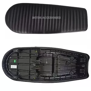 Faux Leather Touring Seat Fit For Royal Enfield Interceptor 650cc Continental GT - Picture 1 of 8