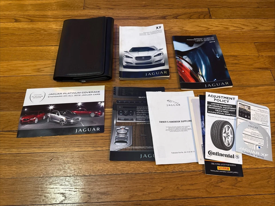 2012 Jaguar XF Owners Manual With Case OEM Free Shipping Foto 1 de 1