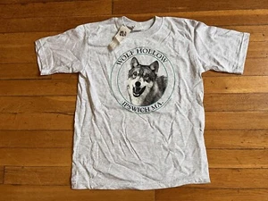 VINTAGE Wolf Hollow Ipswich Massachusetts Shirt Youth Medium Grey - Picture 1 of 11