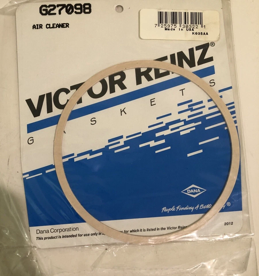 Junta de montaje de filtro de aire-4BBL Mahle G27098 Foto 1 de 3