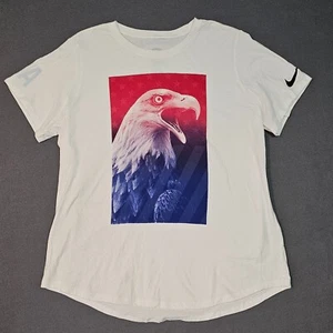 Nike Women's Team USA Olympics Eagle T Shirt XXL Red White Blue America Tunic - Picture 1 of 11