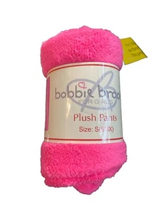Bobbie Brooks Girls Plush Pink Pajama Pants Size S 6-6x New With Tags - Picture 1 of 2