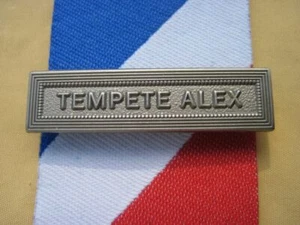 Agrafe TEMPÊTE ALEX métal argenté pour la Médaille de la Sécurité Intérieure - Picture 1 of 1