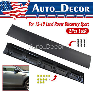 Front RH & LH Door Side Panel Trim Lower For 2015-19 Land Rover Discovery sport