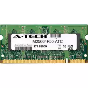 2GB DDR2 PC2-5300 667MHz SODIMM (Kingston M25664F50 Equivalent) Memory RAM - Picture 1 of 2