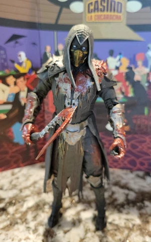 McFarlane Mortal Kombat 11 Bloody Noob Saibot  7" Figure VARIANT LOOSE Cover