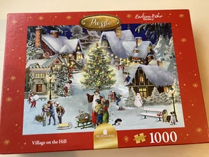 'VILLAGE ON THE HILL' JIGSAW BY BARBARA BEHR FROM COPPENRATH. 1000 PCS. USED. - Picture 1 of 4