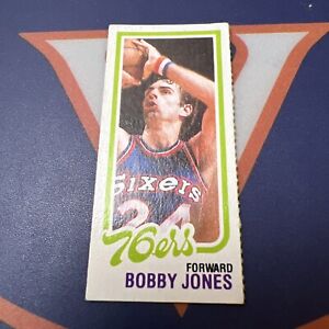 1980-1981 Topps Basketball #183 Bobby Jones Philadelphia 76ers Mini Basketball