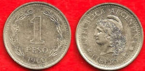 ARGENTINE . 1 PESO 1960 . SUPERBE - Picture 1 of 1