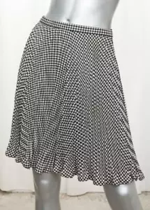 GIANNI VERSACE COUTURE Mujer VINTAGE Negra + Crema Lana Diente de Gallo 2/XS - Imagen 1 de 5