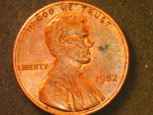 1982 zinc-small date penny-DDR-doubling on reverse, great condition - Picture 1 of 12