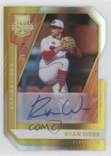 2021 Elite Extra Edition Aspirations Gold Signatures Die-Cut /24 Ryan Webb Auto
