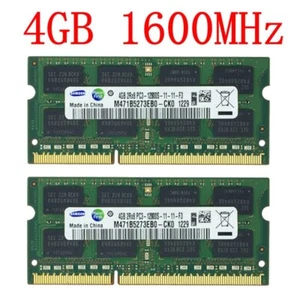 8GB (2X 4GB) DDR3 RAM SODIMM For Apple Macbook Pro "Core I5" 2.5 13" Mid-2012 - Picture 1 of 9
