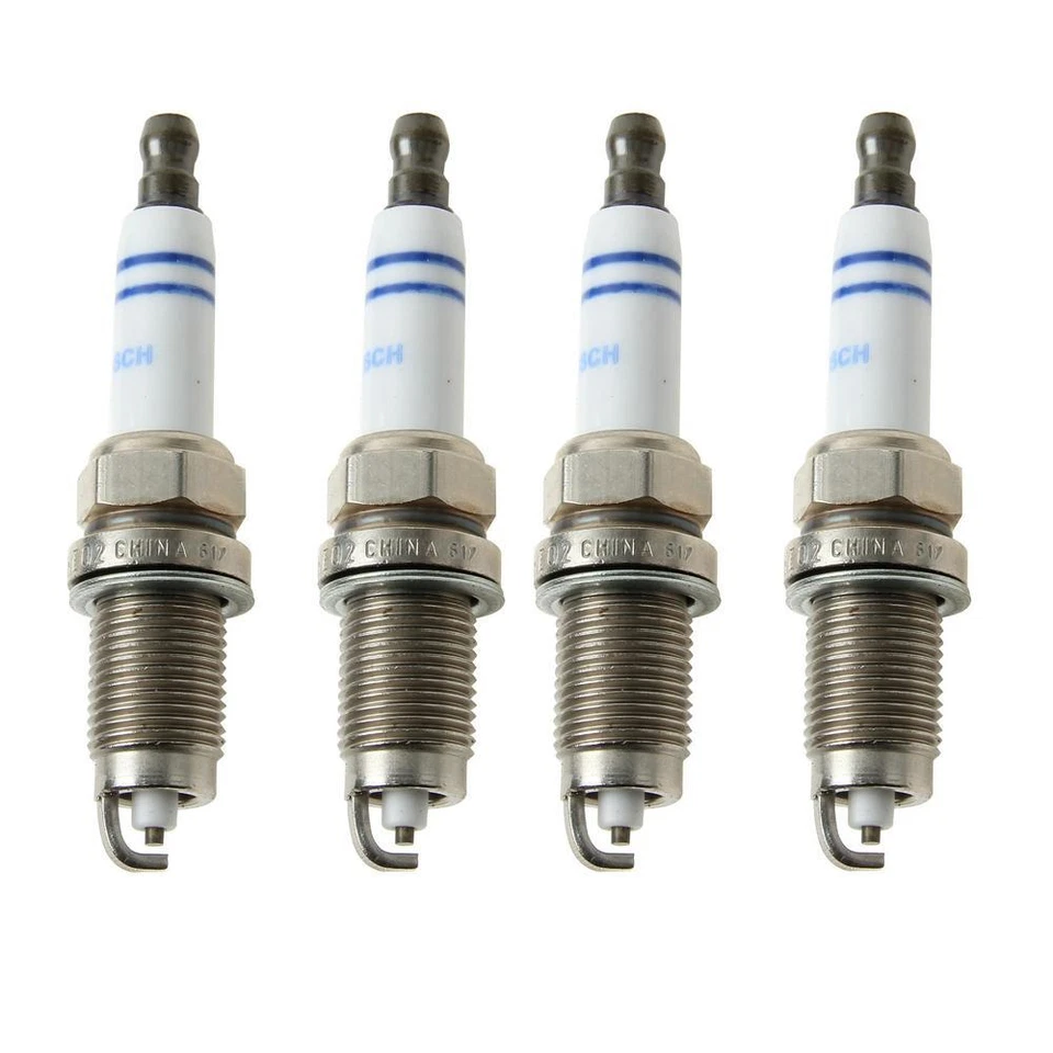 Bosch Nickel Set of 4 Spark Plugs For Volkswagen Jetta 2.0L L4 2011-2015 - Image 1 of 1