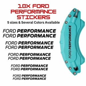 10x Ford Performance Brake Caliper Decal Stickers / Car Decals / Car Stickers - Picture 1 of 3