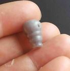 Untreated 3Holes Healing Natural Hetian Jade Stone Bead,Hand Carved Gourd,Amulet