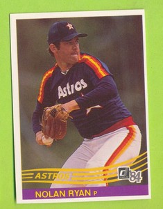 1984 Donruss - Nolan Ryan (#60)  Houston Astros