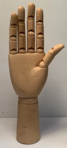 Wooden Articulated Posable Hand - Picture 1 of 11