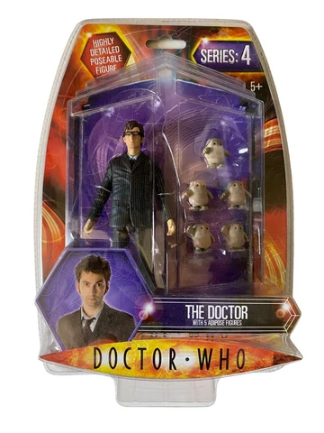 Doctor Who Series 4 Tenth Dr&5 Adipose Action Figure Set NEW 10th David Tennant Cover