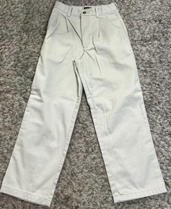 GEORGE- Boy's Khaki Pleated Uniform Pants- Size 10Reg - Picture 1 of 5