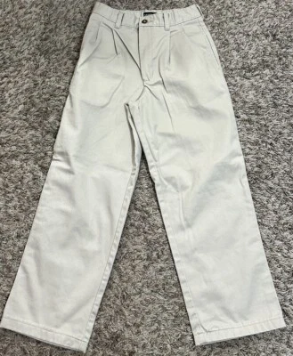 GEORGE- Boy's Khaki Pleated Uniform Pants- Size 10Reg - Image 1 of 4