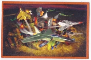 Tarjeta coleccionable Magic Box Micro Machines Fighter Jets Brillo RARA - Imagen 1 de 2