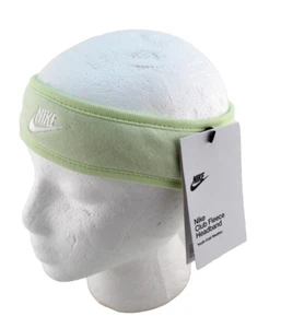NIKE Club Honeydew Green Fleece Lined Youth Cold Weather Headband RETAIL $18 - Picture 1 of 6
