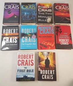 Robert Crais Collection Demolition Angel First Rule 10 Book Bundle Hardback HB   - Picture 1 of 7