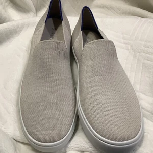 Rothy's The Slip On Sand Knit Fabric Casual Low Top Sneakers Women’s US 10 - Picture 1 of 12