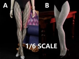 1/6 Maßstab SEXY NETZ Spitzenstrumpf für 12 Zoll weibliche Figur Puppe Phicen TBL - Bild 1 von 6