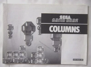 Folleto de instrucciones 64107 - columnas - Sega Game Gear () 672-0423-50 - Imagen 1 de 1