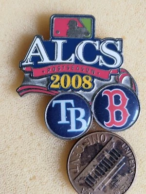 MLB 2008 Tampa Bay Rays Vs Boston Red Sox ALCS Lapel Pin by Wincraft - Image 1 of 3