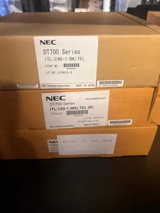 NEC DT700 ITL-24D-1 Black Lot of x3 - Bild 1 von 3
