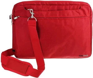 Navitech Red Sleek Water Resistant Travel Bag For The Lenovo Tab M9 9" tablet - Picture 1 of 1