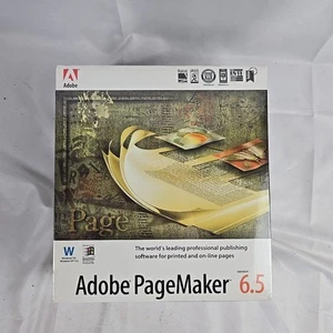 Adobe PageMaker 6.5 Education Version for Windows New Old Stock Factory Sealed - Picture 1 of 2