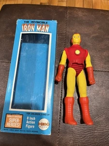 Mego Iron Man MIB Original Box No Repros Spiderman Captain America Store Stock - Picture 1 of 24