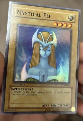 Yu-Gi-Oh! Mystical Elf LOB-062 Super Rare 1st Edition -VLP - Image 1 of 4